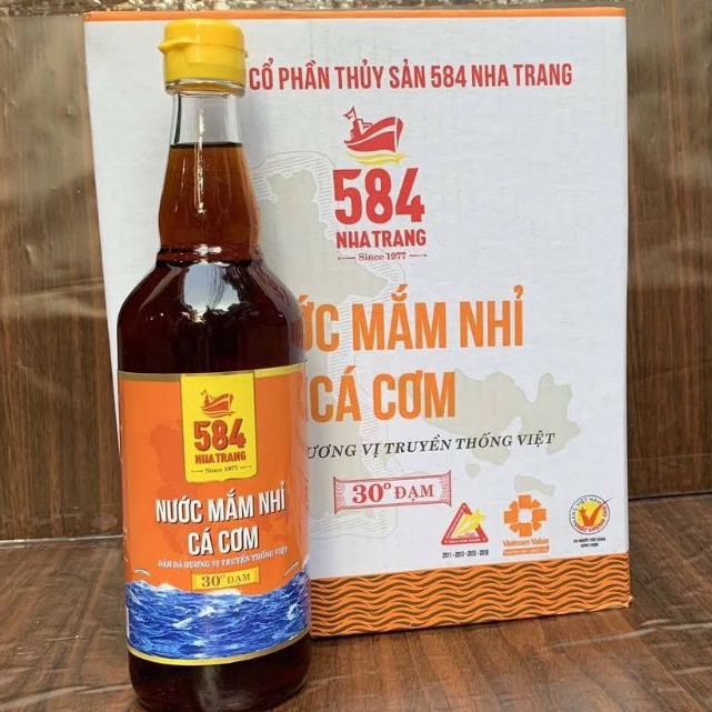 Nước mắm nhỉ cá cơm 584 Nha Trang 30N/35N/40N