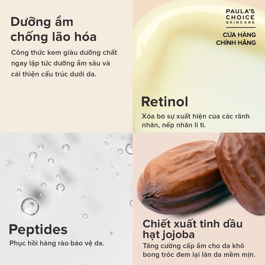 Kem dưỡng ẩm siêu cao cấp ngừa thâm nám và nếp nhăn Paula’s Choice RESIST Intensive Repair Cream 50 ml 7810 | BigBuy360 - bigbuy360.vn