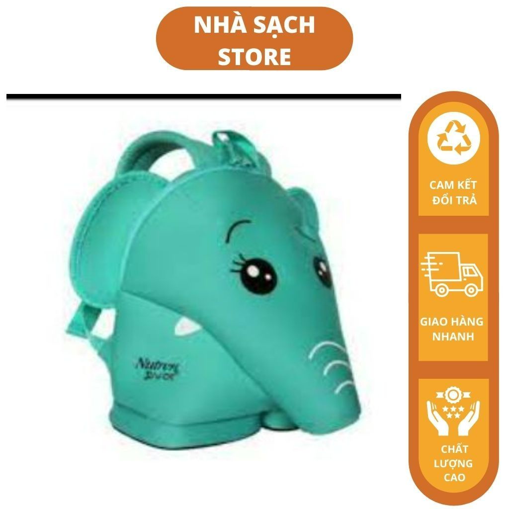 Balo cho bé đi học hình voi cặp sách dành cho bé mẫu giáo quà tặng sữa Nutren Nhà Sạch Store