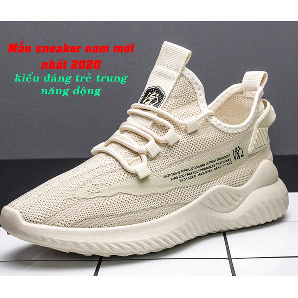 Giày Sneaker Nam 💖FREESHIP💖, Giày Thể thao Thoáng Khí- Giày Nam Đế Cao Su Mềm | BigBuy360 - bigbuy360.vn