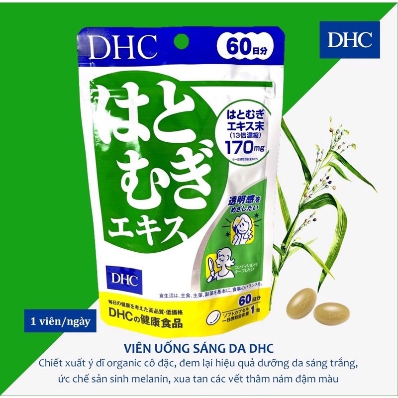 [ Hàng Nhập Khẩu ] Viên uống trắng da DHC 30 ngày Nhật Bản - Nhà Thuốc Da liễu 24h