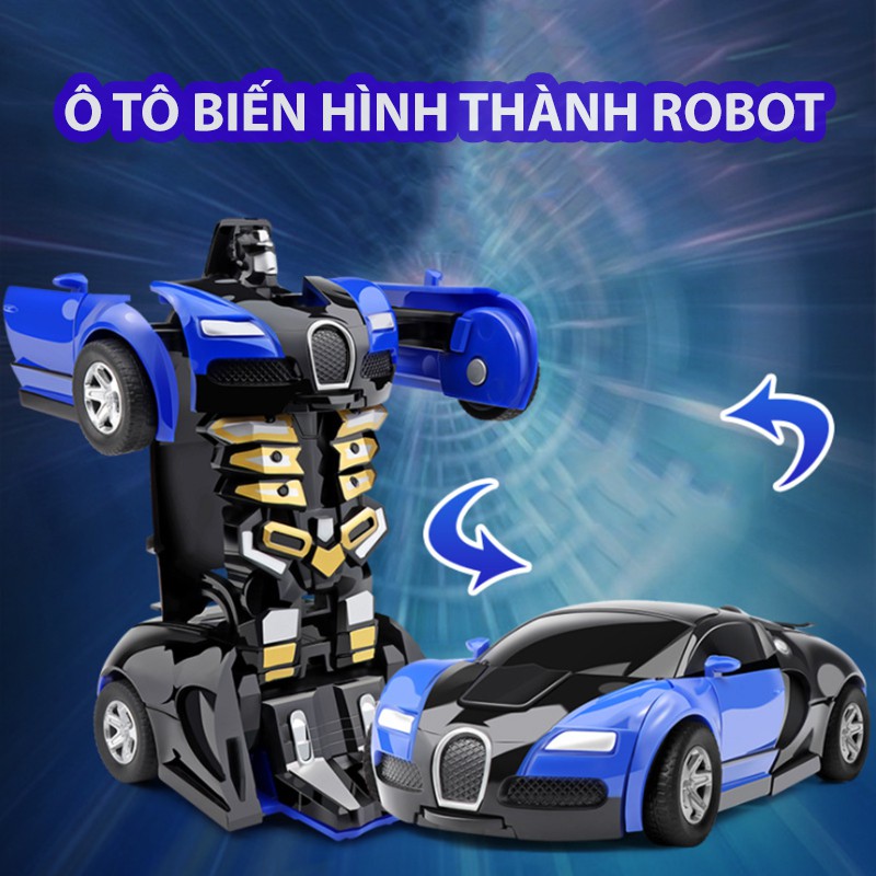 Ô Tô Biến Hình Thành Robot cho bé trai, đồ chơi biến hình Transformers
