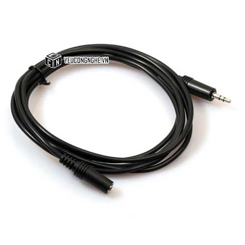 Cáp âm thanh 3,5mm nối dài tai nghe và loa audio 1,5m giá rẻ sẵn hàng tại hà nội