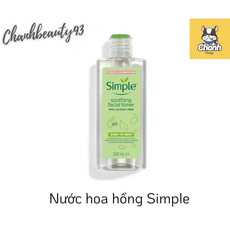 SIMPLE Nước Hoa Hồng Simple