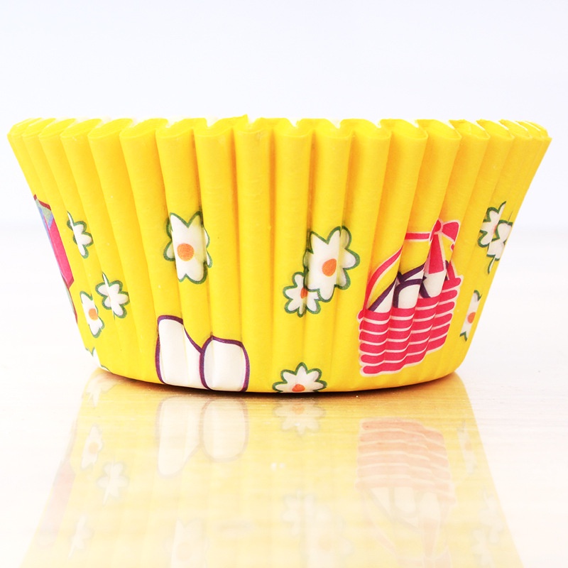 Set 100 cốc làm bánh cupcake dễ thương