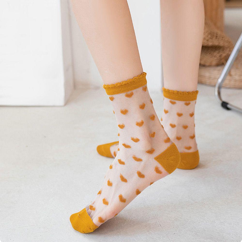 MOILYVN Tất Lụa Trong Suốt Chấm Bi