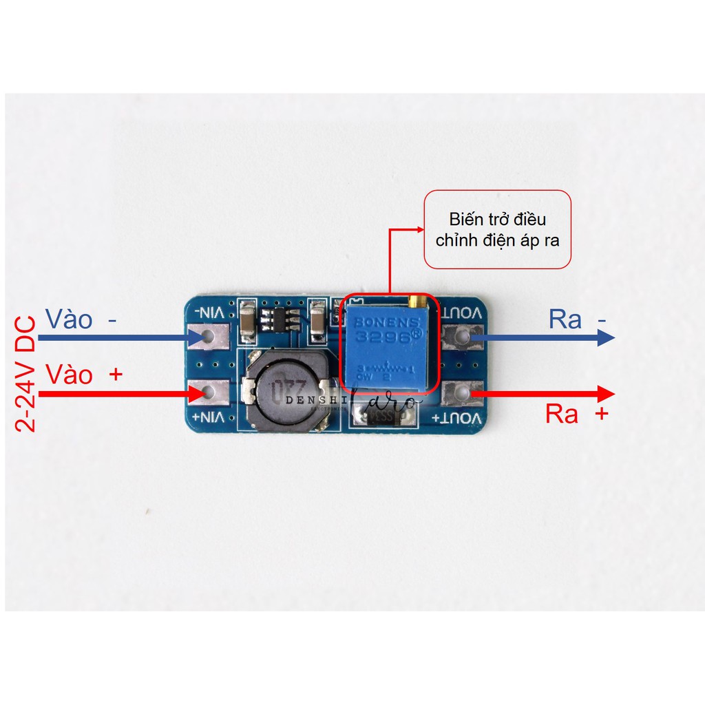 Denshitaro Mạch nâng áp mini D00- 020