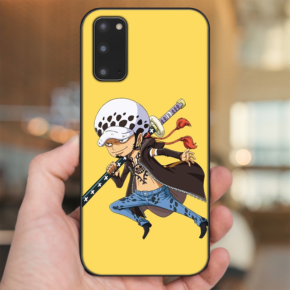 Ốp lưng Samsung S20 viền đen in hình Law One Piece