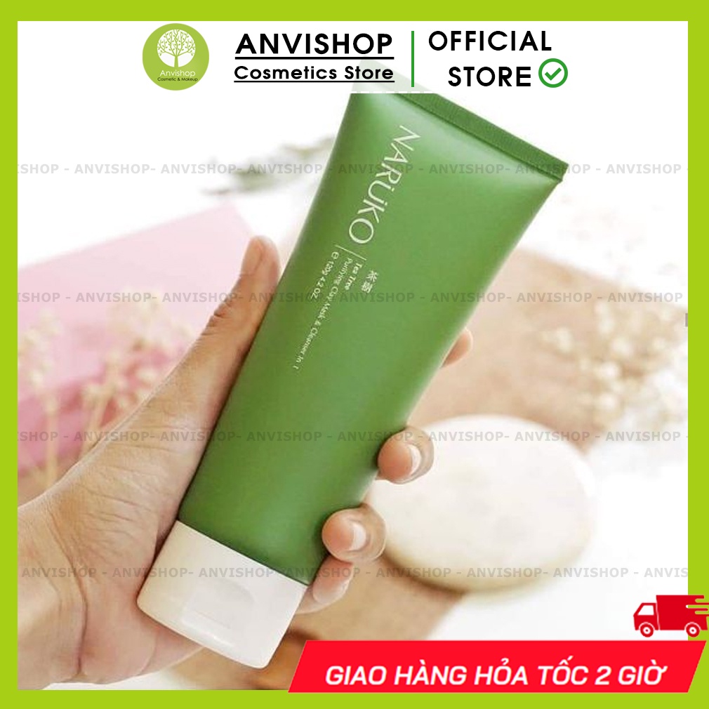 Sữa Rửa Mặt Tràm Trà Naruko Tea Tree Purifying Clay Mask &amp; Cleanser 120g