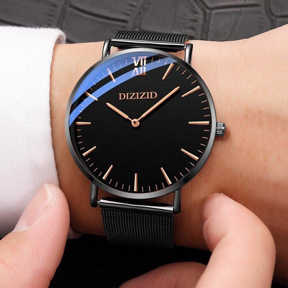 Đồng Hồ Nam Dizizid Mặt Mỏng Dây Lưới Thép Chính Hãng | BigBuy360 - bigbuy360.vn
