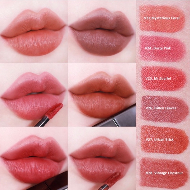 Son Kem Lì Merzy Noir Velvet Tint 4g + Son Thỏi Merzy Noir Lipstick 3.3g