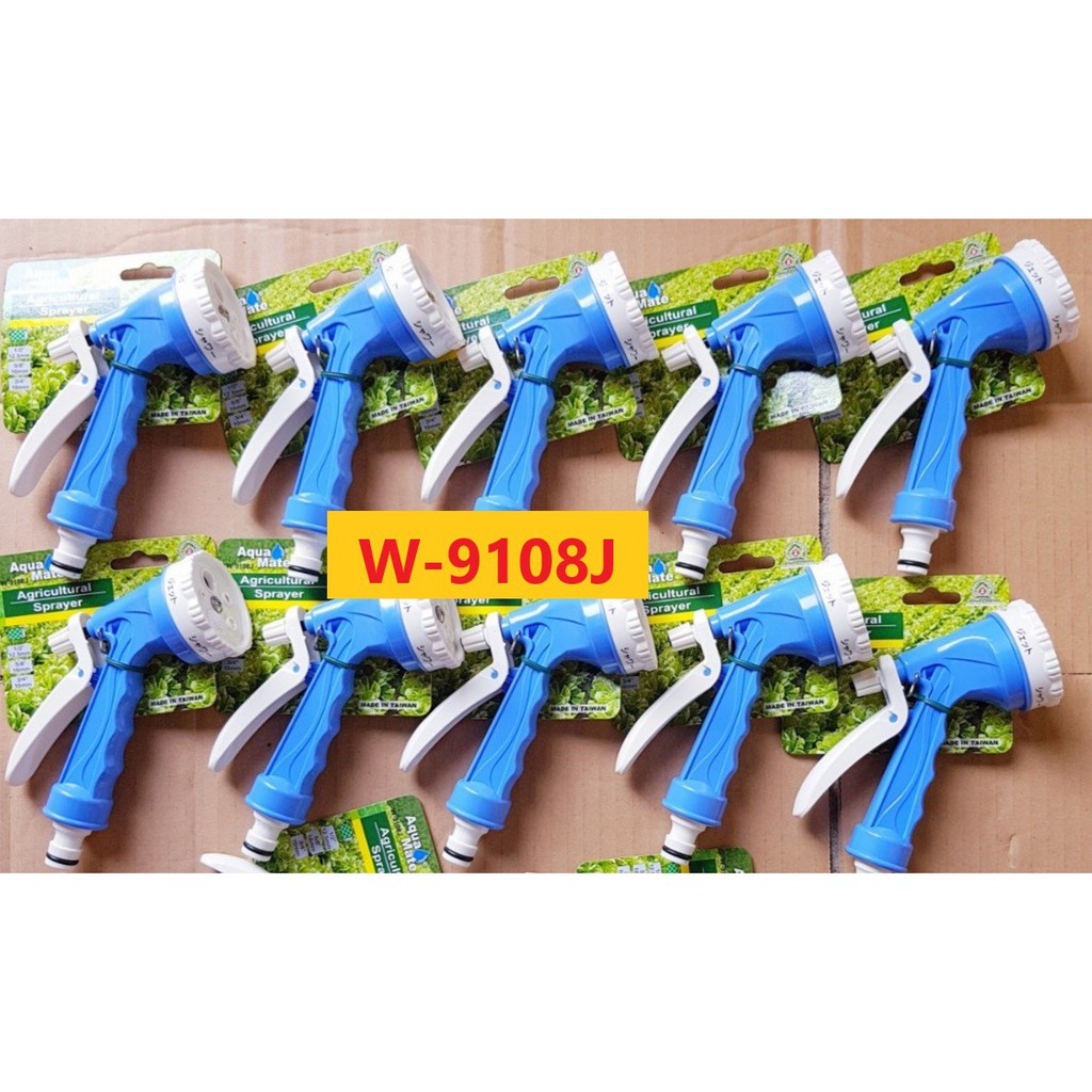 Vòi tưới cây 5 tia nối nhanh Mã W-9108J