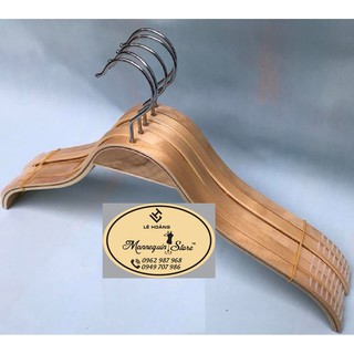 Móc Tre Nữ 90 Chiếc Gỗ Tre Vai Đệm Treo Quần Áo Người Lớn 630K