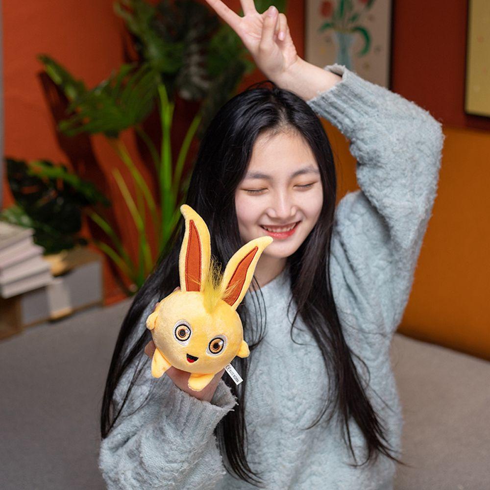 Đồ Chơi Nhồi Bông Hình Bánh Bunnies Hoạt Hình Màu Cầu Vồng Độc Đáo Trang Trí Nhà Cửa REBUY1
