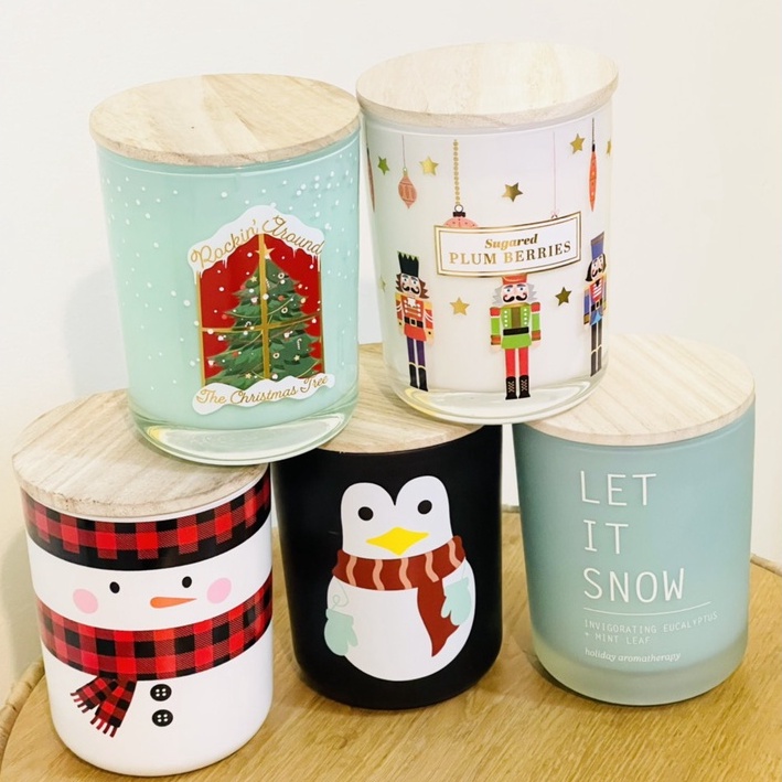 [Deal HOT- VNXK xịn] Nến thơm tinh dầu VNXK xuất Mỹ chính hãng hàng full tem, candle cup cute, sáp đậu an toàn