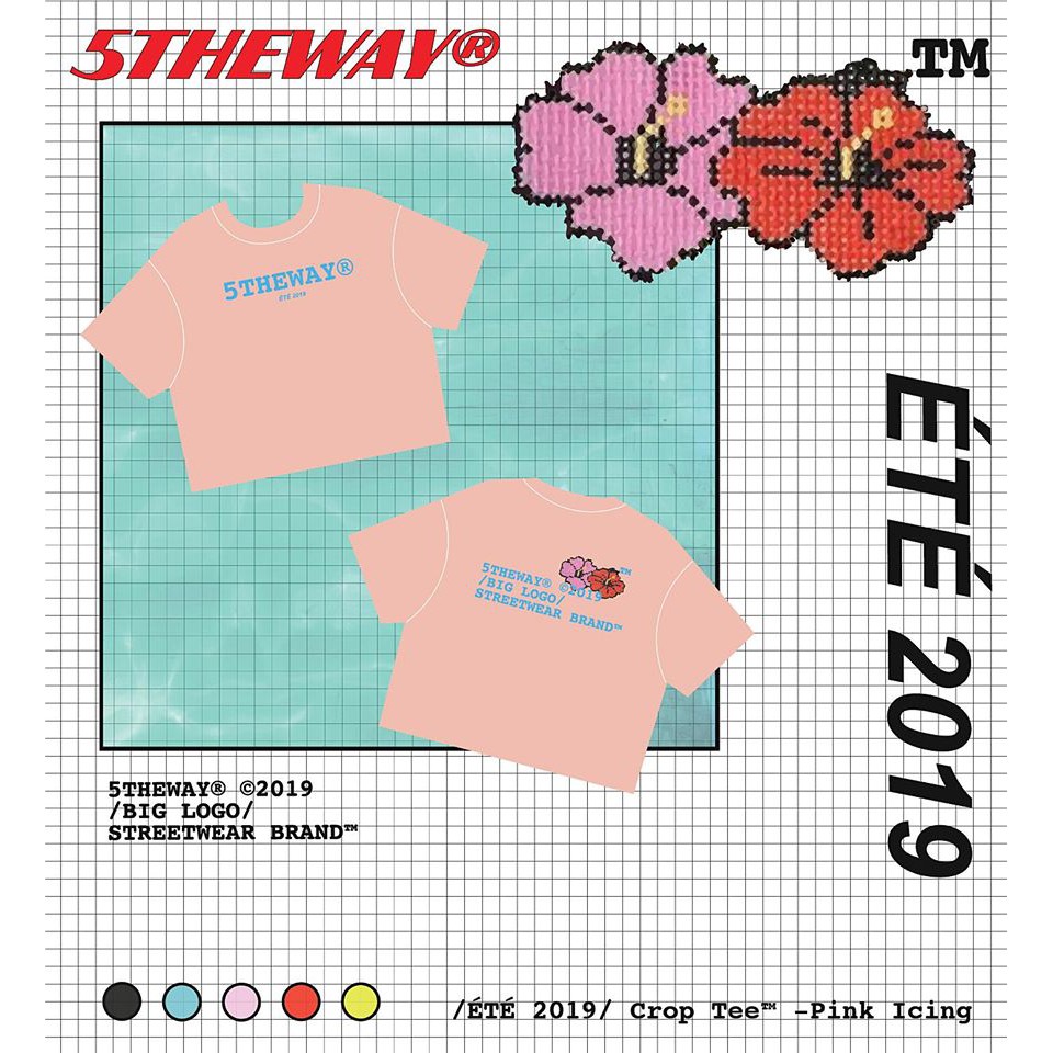 5THEWAY /ÉTÉ/ CROP TOP - PINK