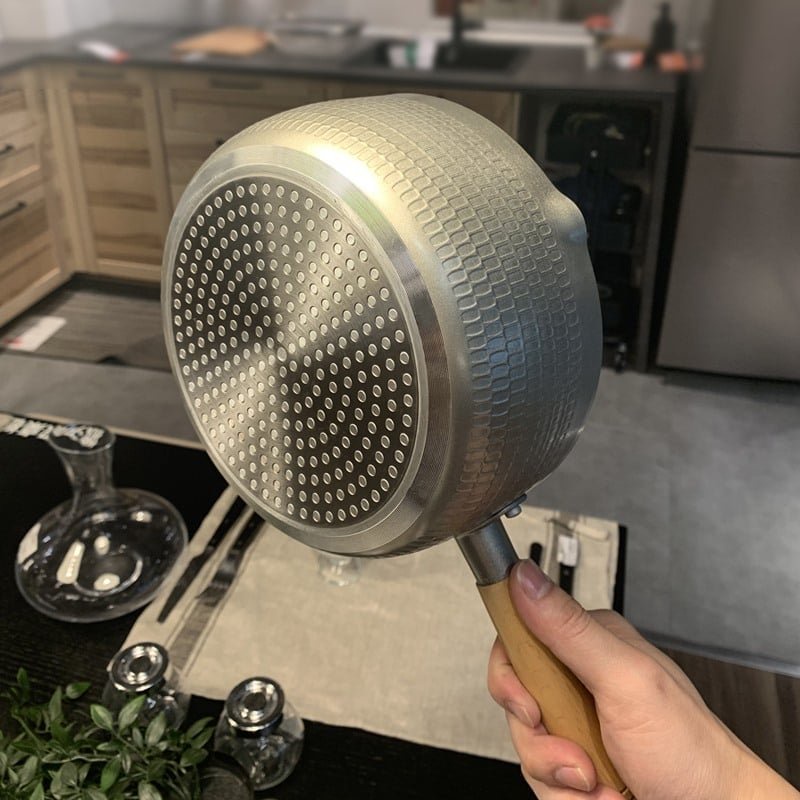 Chảo / nồi / quánh phủ gốm sâu lòng đa năng 18cm -Dùng Được Bếp Từ Bếp Gas