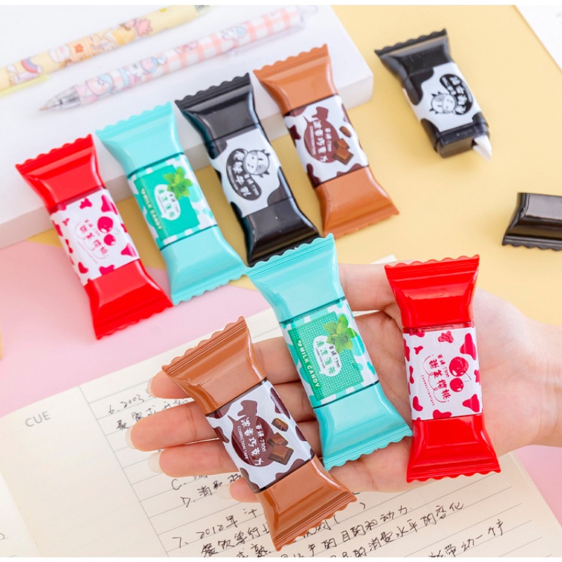 Bút Xóa Dạng Cuộn 3.5m Màu Kẹo Ngọt Xinh Xắn