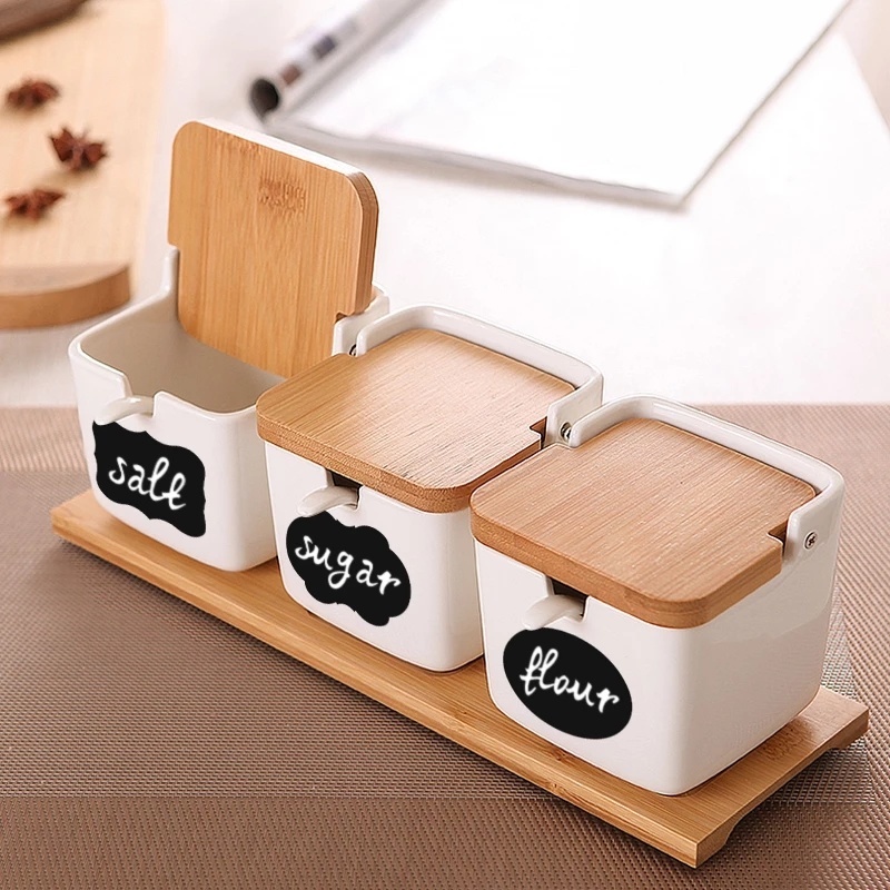 Miếng Dán Ghi Chú Mini Màu Đen Đa Năng Tiện Dụng Cho Nhà Bếp/ Văn Phòng