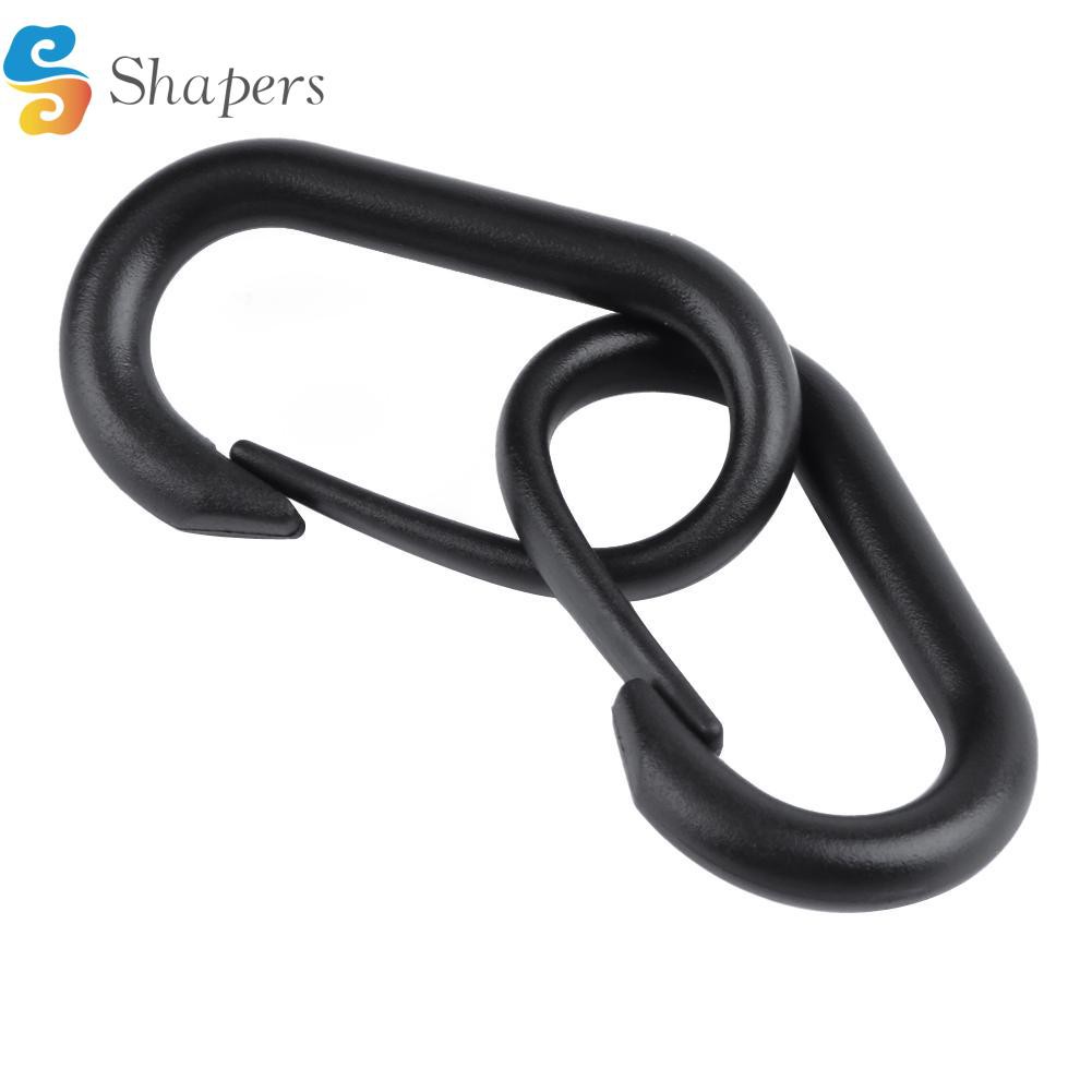 READY√S❀10pcs Carabiner Buckle Keychain U-Ring for Tactical MOLLE Webbing Backpack