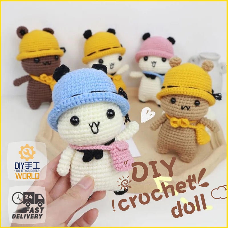 Búp Bê Đan Len Thủ Công DIY Dành Cho Cặp Đôi