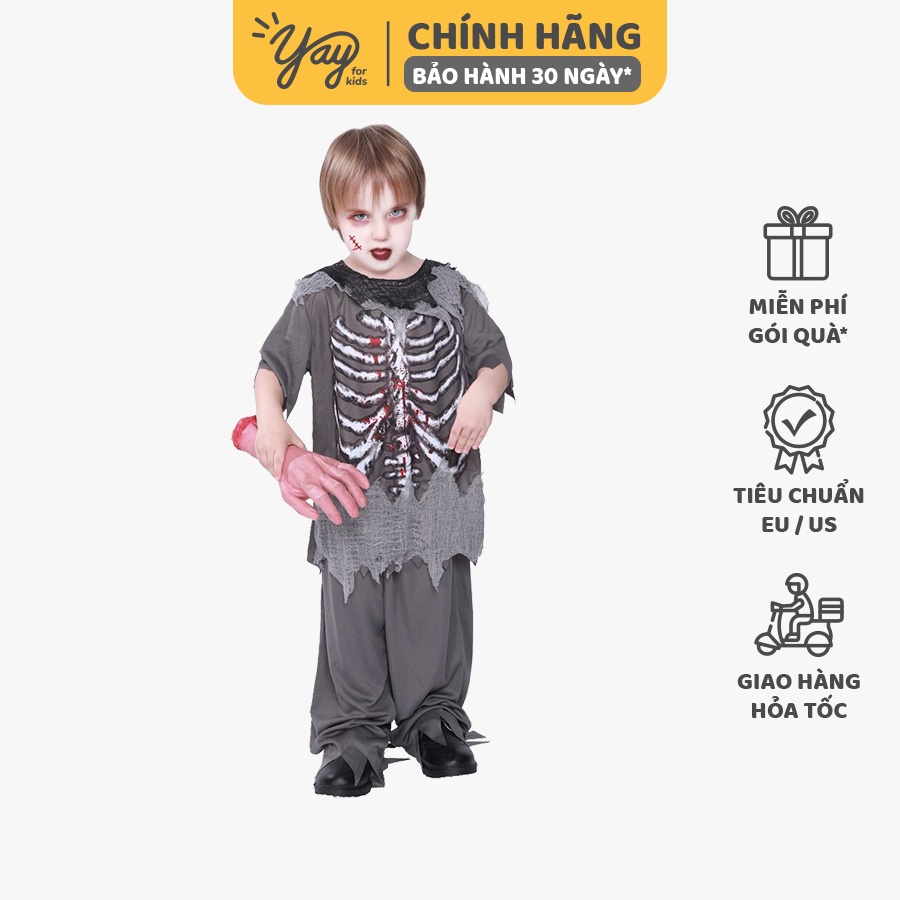 Đồ hóa trang trẻ em - Bộ Áo Quần Thây Ma | Zombie - Yay