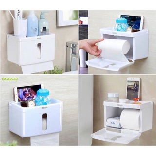 Hộp đựng giấy vệ sinh đa năng Ecoco cao cấp