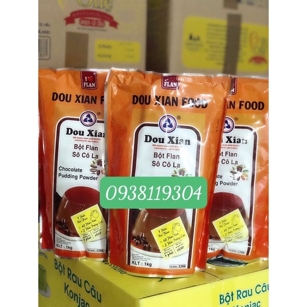 Bột rau cau plan puding socola dow xian 1kg