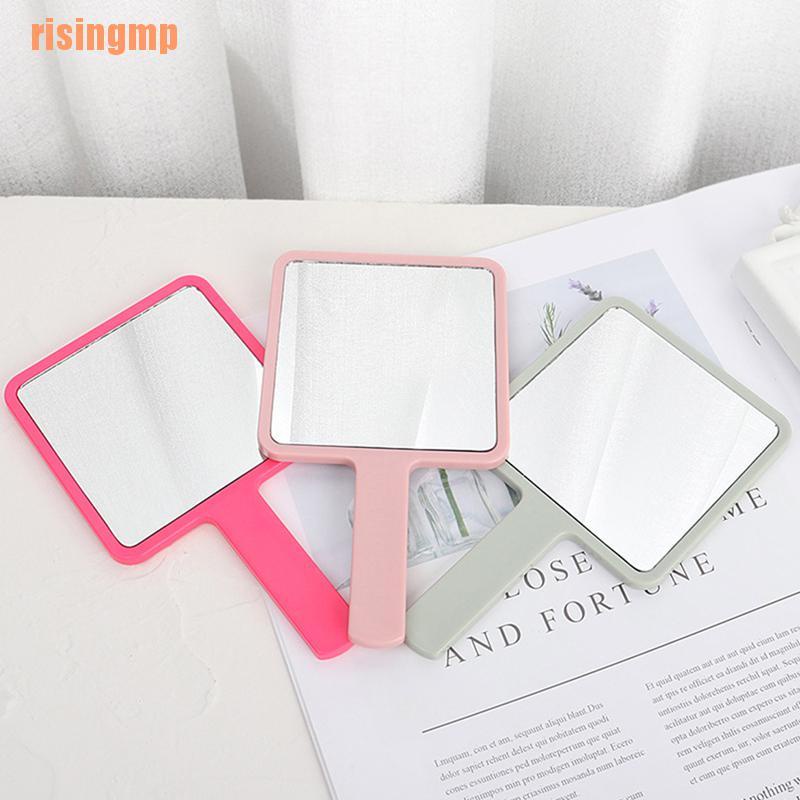 (Hàng Mới Về) Gương Trang Điểm Cầm Tay Hình Vuông Tiện Lợi