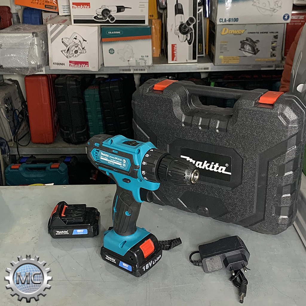 Máy Khoan Pin MAKITA 18V [ FULL BOX + BH 6 Tháng ] - 2 PIN và 1 SẠC