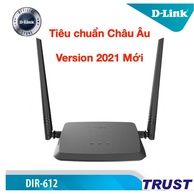 [Tiêu chuẩn Châu Âu ] Bộ phát wifi N 300Mbps Wilreless Router D-LINK DIR-612 - Version Mới 2021 - Hàng chính hãng | WebRaoVat - webraovat.net.vn