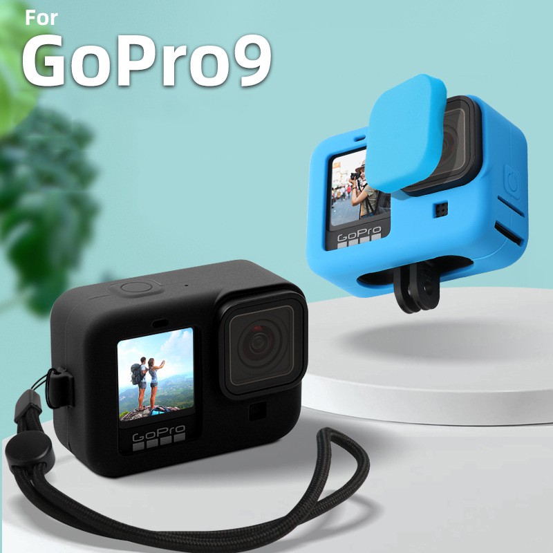 Vỏ silicon kèm nắp che cho GoPro Hero 9