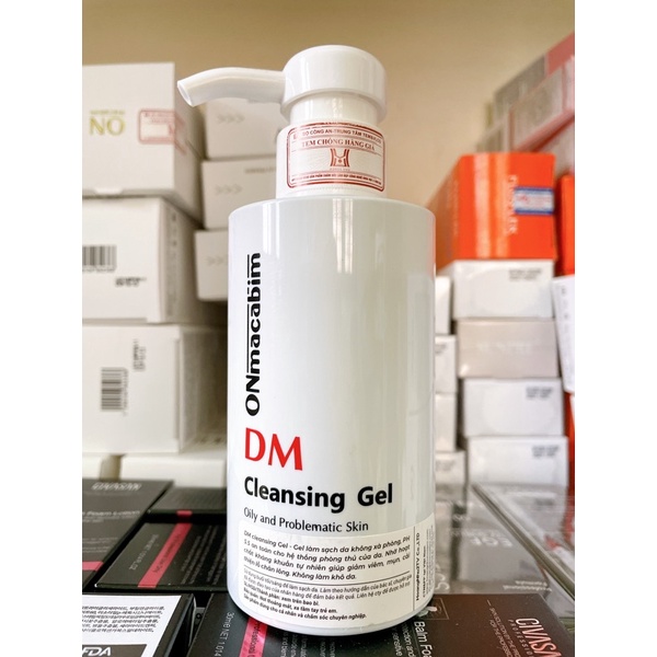 Sữa rửa mặt OnMacabim DM Cleansing Gel cho da nhạy cảm Oily and Problematic Skin 200 ml