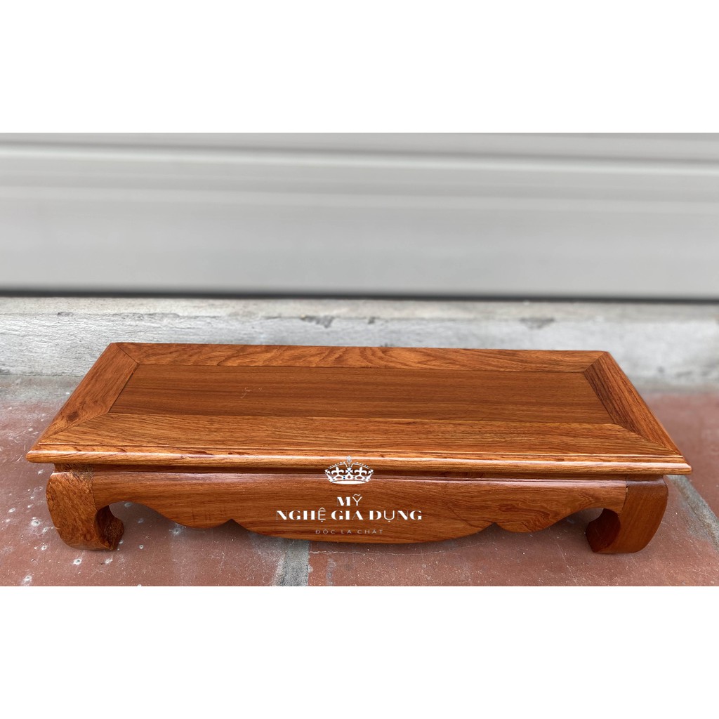 Đế khung ảnh  Giá đỡ khung ảnh đôn chữ nhật chân quỳ trang trí không gian thờ cúng Gỗ hương