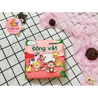 [Mã SKAMLTSM9 giảm 10% đơn 99K] Sách vải kích thích đa giác quan chủ đề Động vật