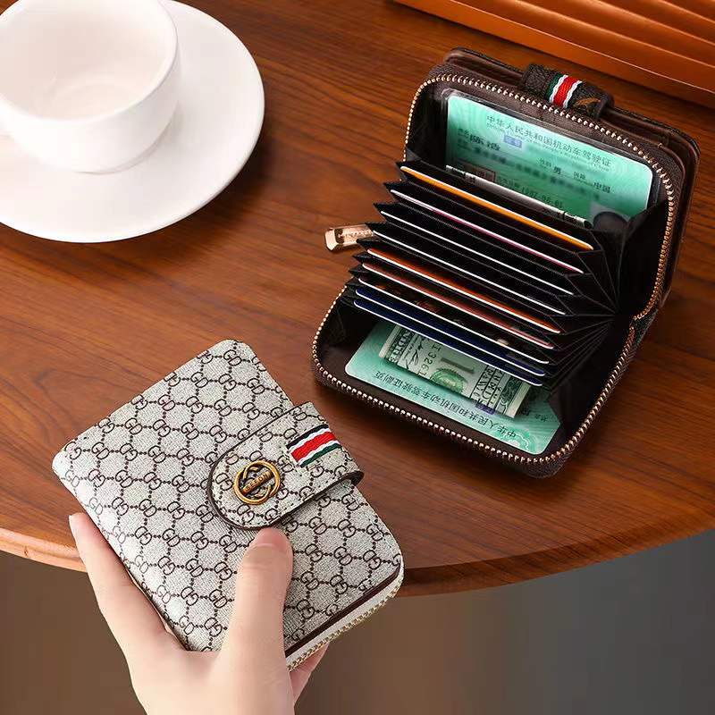 Ví Ngắn Có Khóa Kéo Phong Cách Âu Mỹ Thời Trang Cho Nữ