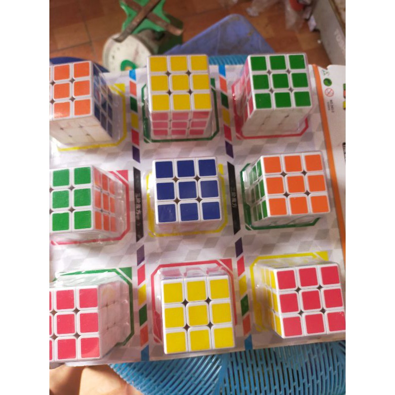 Sỉ  vỉ  9 rubik 3x3x3 loại to bản mượt mà