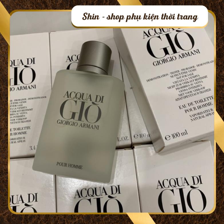 Nước Hoa Nam (Dầu thơm) AQua Di Gio Trắng EDP 100ml hương thơm nam tính lưu hương lâu - Shin shop | BigBuy360 - bigbuy360.vn