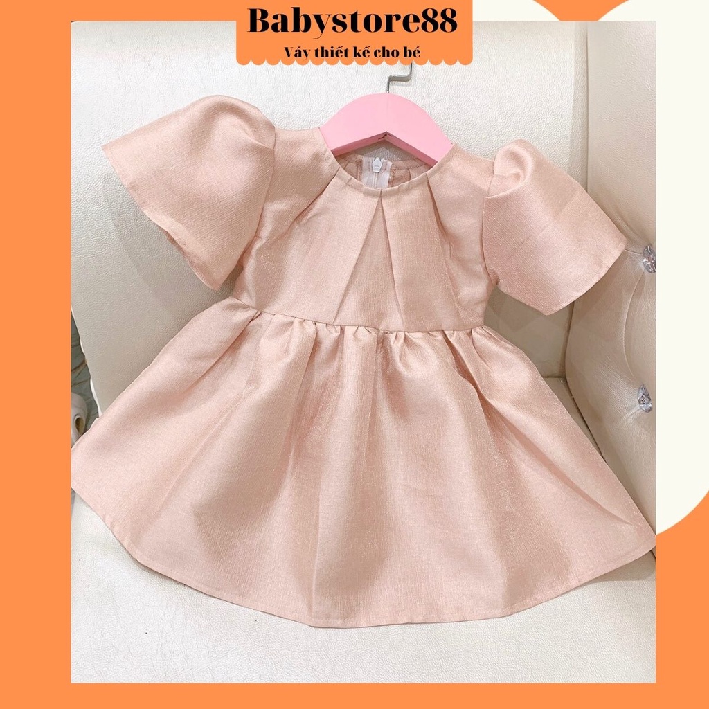 Đầm cho bé gái sơ sinh, 0,1,2,3,4,5,6,7,8 tuổi Babystore88, Váy bé gái hàng thiết kế cao cấp V18