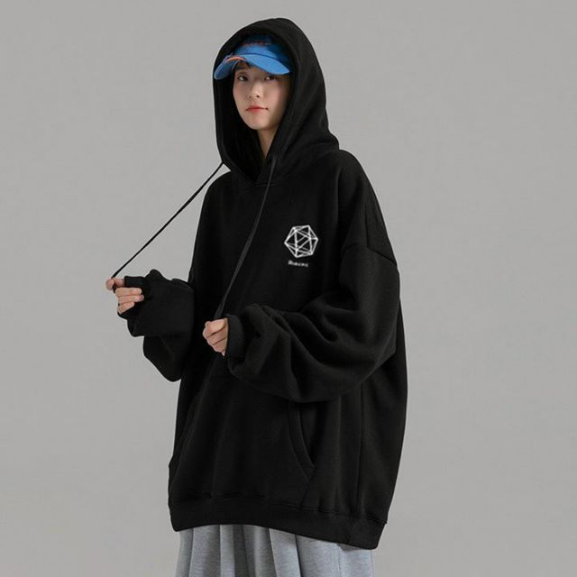 Áo BÒ SỮA hoodie BASIC UNISEX form to rộng siêu chất | BigBuy360 - bigbuy360.vn