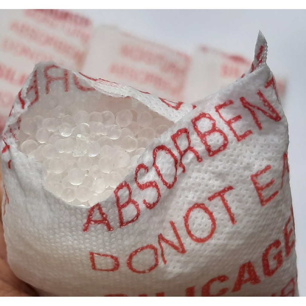 [túi 100g] Gói hút ẩm (5g,10g,20g,50g,100g/gói nhỏ) silica gel desiccant đa chức năng hạt chống ẩm mốc khử mùi