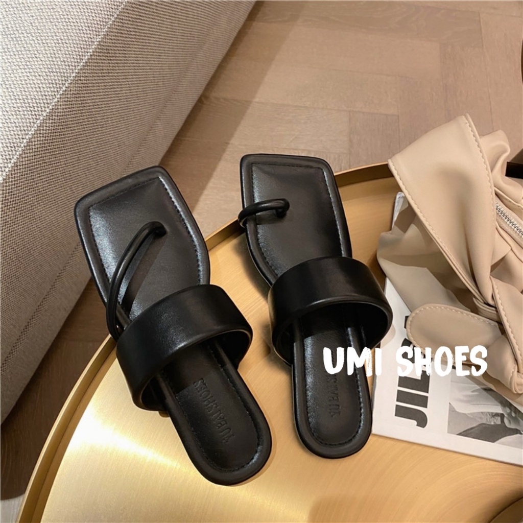 [NOWSHIP] Dép Nữ Lê Đế Bằng Kẹp Tông Xỏ Ngón Mới KOKAK Hot Trend Thời Trang Mũi Vuông Kẹp Xỏ Ngón đi chơi biển xinh đẹp
