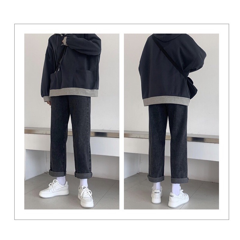 Quần jeans nữ ống rộng, quan bò baggy nữ ống suông, rộng TX-01+ TRD01 hot trend 2021 | BigBuy360 - bigbuy360.vn