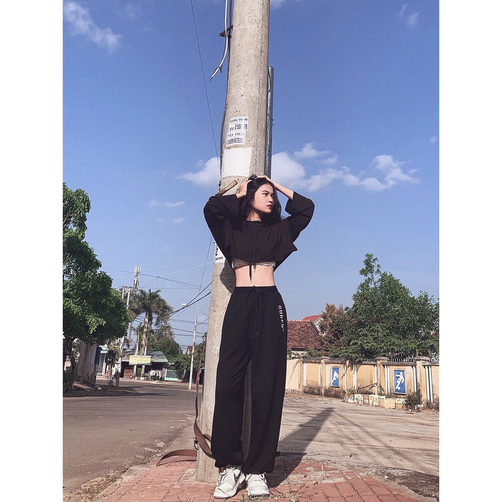 Croptop ulzzang tay dài