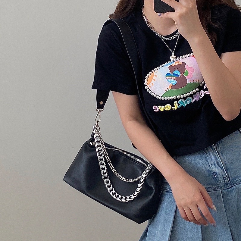 Túi Kẹp Nách Dây Xích Cá Tính Hàng Siêu Xinh ạ