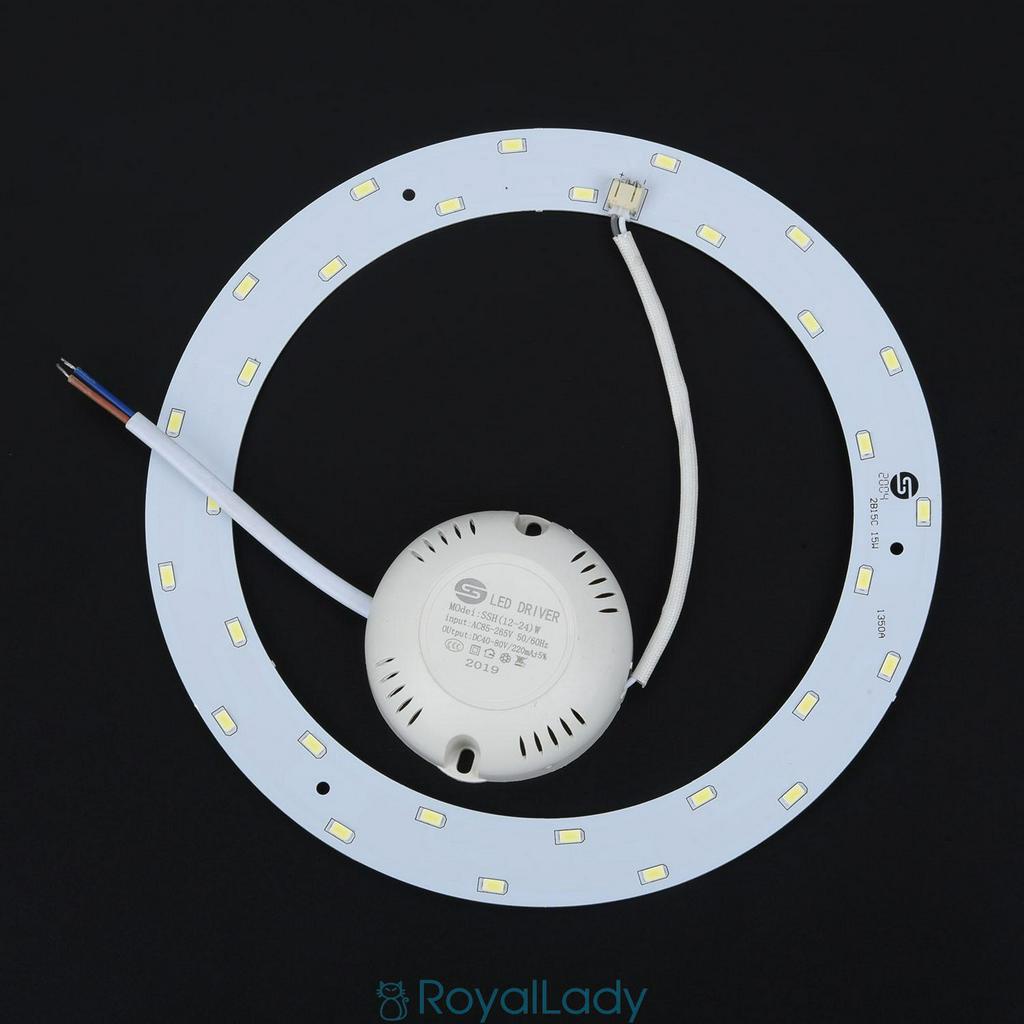 Đèn led treo trần hình tròn 6 / 12 / 15 / 18w 5730 trang trí sinh động