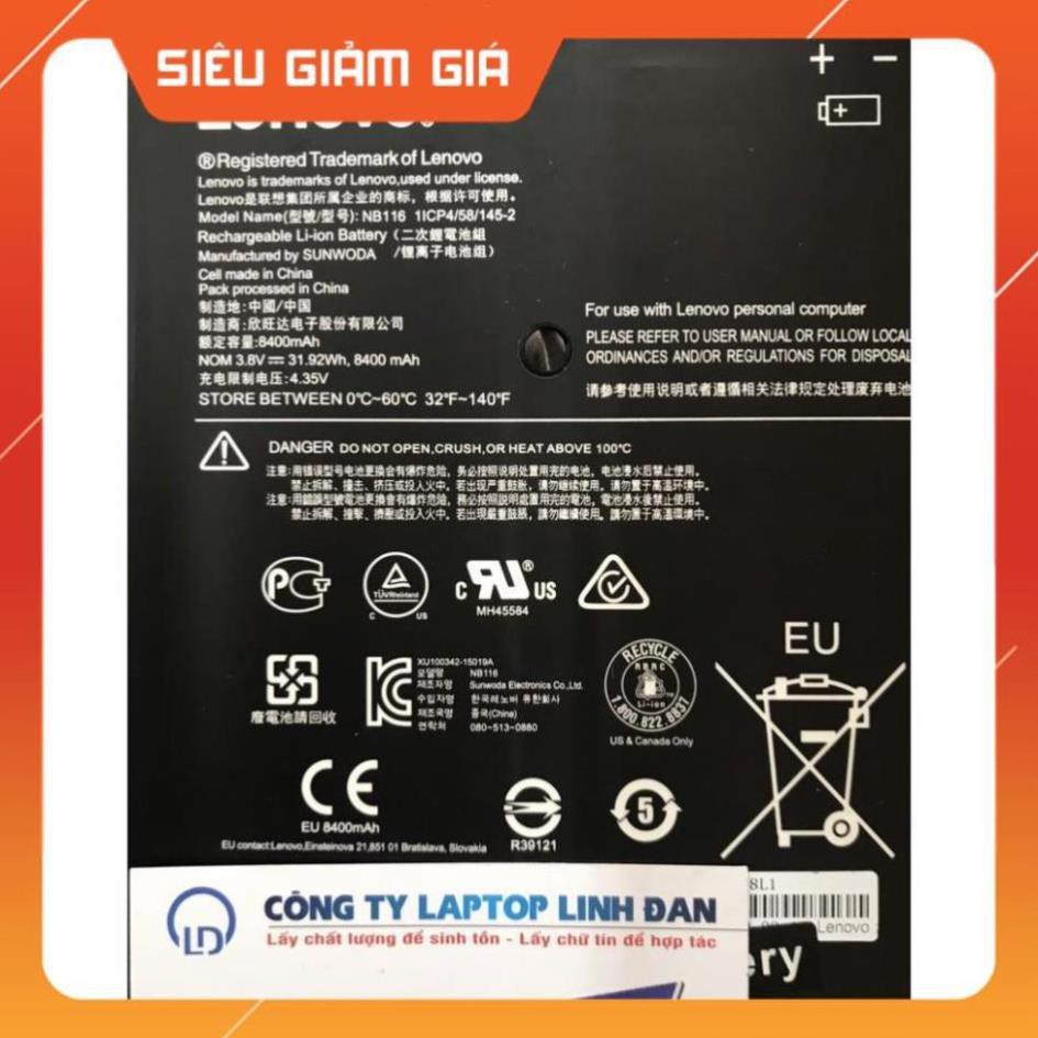 ⚡️[Pin zin] Pin  Lenovo IdeaPad 100S-11IBY 5B10K37675 NB116 Battery