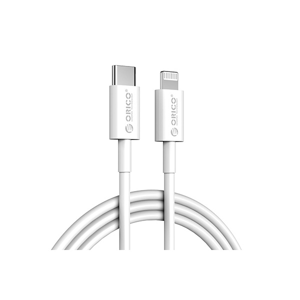 Cáp Sạc Lightning Type C Cho Iphone (MFI) ORICO- CL01-10-WH- Hàng Chính Hãng