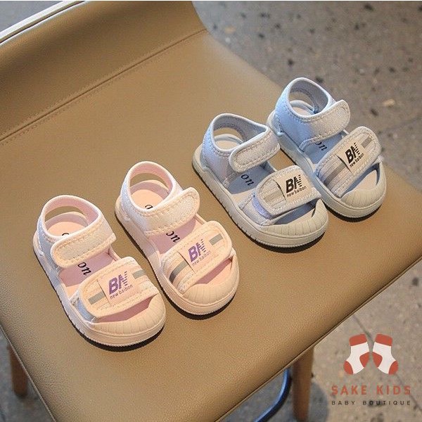 Sandal bé trai bé gái - Dép sandal quai dán BN đáng yêu đế chống trơn trượt tốt mũi chống vấp êm mềm nhẹ cho bé C7