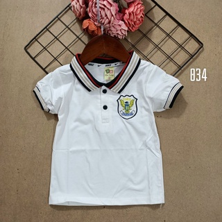 Áo trắng polo bé trai